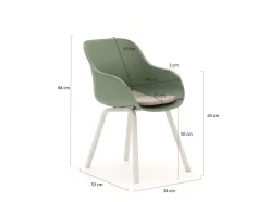 Hartman Le Soleil Element/Sophie Studio ø128cm dining tuinset 5-delig