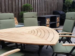 Hartman Raffaelo/Triangular 170 cm Gartenmöbel-Set 7-teilig stapelbar
