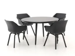 Hartman Sophie Element/Studio ø 128 cm Gartenmöbel-Set 5-teilig