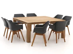 Hartman Sophie/ROUGH-X 170 cm Gartenmöbel-Set 9-teilig
