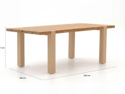 Hartman Sophie Studio/Almeria 200 cm Gartenmöbel-Set 5-teilig