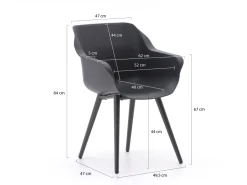 Hartman Sophie Studio 170 cm Gartenmöbel-Set 5-teilig