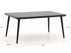 Hartman Sophie Studio 170 cm Gartenmöbel-Set 5-teilig