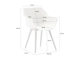 Hartman Sophie Studio 170 cm Gartenmöbel-Set 5-teilig