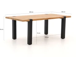 Hartman Sophie Studio/Esmee 200 cm Gartenmöbel-Set 5-teilig