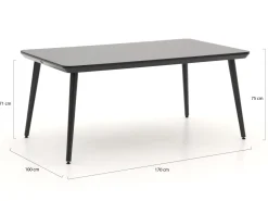 Hartman Sophie Studio Gartentisch 170x100 cm