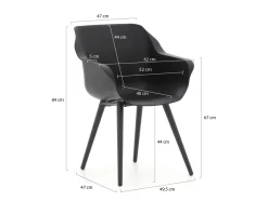 Hartman Sophie Studio/Stephanie 200cm dining tuinset 5-delig