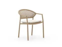 Hartman Taragona/Girona ø120cm dining tuinset 5-delig stapelbaar