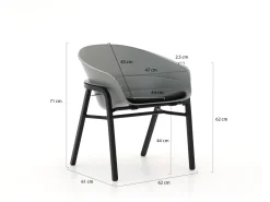 Hartman Tubb 185 cm Esstischgruppe 5-teilig verstellbar