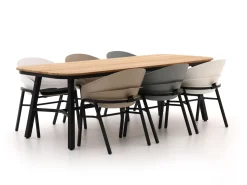 Hartman Tubb Gartenmöbel-Set 240 cm 7-teilig verstellbar