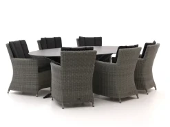 Intenso Adriano/Furato ellips 240 cm Gartenmöbel-Set 7-Teilig