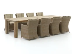 Intenso Adriano/ROUGH-X 320 cm Gartenmöbel-Set 9-teilig