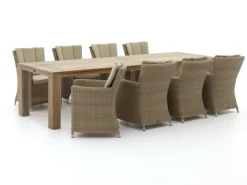 Intenso Adriano/ROUGH-X 320 cm Gartenmöbel-Set 9-teilig