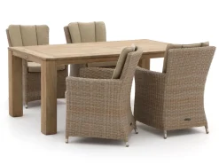 Intenso Adriano/ROUGH-X 180 cm Gartenmöbel-Set 5-teilig