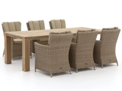 Intenso Adriano/ROUGH-X 240 cm Gartenmöbel-Set 7-teilig