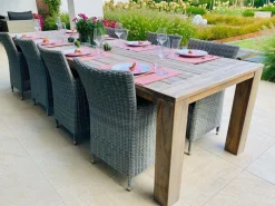 Intenso Adriano/ROUGH-X 240 cm Gartenmöbel-Set 7-teilig