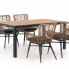 Intenso Asti/Fidenza 160 cm Gartenmöbel-Set 5-teilig