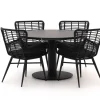 Intenso Asti/La Fonte Ø 120 cm Gartenmöbel-Set 5-teilig