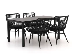Intenso Asti/La Fonte 160 cm Gartenmöbel-Set 5-teilig