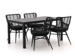 Intenso Asti/La Fonte 160 cm Gartenmöbel-Set 5-teilig