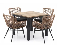 Intenso Asti/Lagundo 90 cm Gartenmöbel-Set 5-teilig