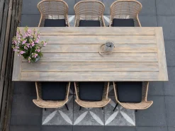 Intenso Asti/ROUGH-S 220 cm Gartenmöbel-Set 7-teilig