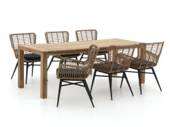 Intenso Asti/ROUGH-S 220 cm Gartenmöbel-Set 7-teilig