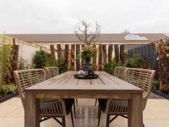 Intenso Asti/ROUGH-S 160 cm Gartenmöbel-Set 5-teilig