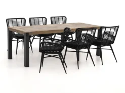 Intenso Asti/ROUGH-S 220 cm Gartenmöbel-Set 7-teilig