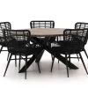 Intenso Asti/Rough-Y Ø 150 cm Gartenmöbel-Set 6-teilig