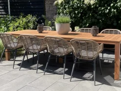 Intenso Azora/ROUGH-S 160 cm Gartenmöbel-Set 5-teilig
