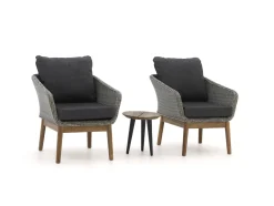 Intenso Borgetto/ROUGH-K ø 40 cm Balkon Lounge-Set 3-teilig