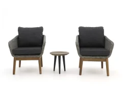 Intenso Borgetto/ROUGH-K ø 40 cm Balkon Lounge-Set 3-teilig