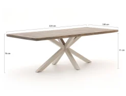 Intenso Cameri/Montorio 220 cm Gartenmöbel-Set 7-teilig