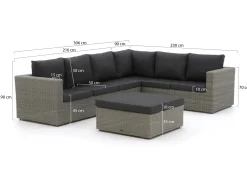Intenso Carpino Ecklounge-Set 3-teilig rechts