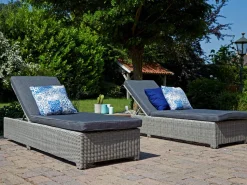 Intenso Carpino Gartenliege mit Rad