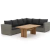 Intenso Carpino/ROUGH-L Gartentisch Lounge-Set 3-teilig rechts