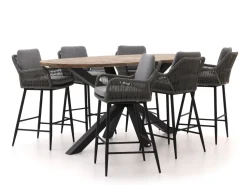 Intenso Isorella /ROUGH-Y Ellips 240 cm Gartenbar-Set 7-teilig