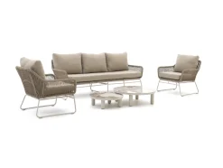 Intenso Isorella/Sarsina Sessel-Sofa Lounge-Set 4-teilig