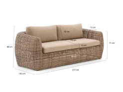 Intenso Marecchia Gartensofa 2-Sitzer 226 cm