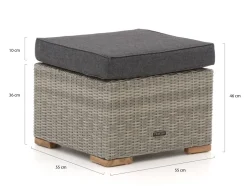Intenso Mazzano Gartensessel verstellbar mit Hocker
