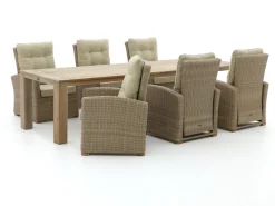 Intenso Mazzano/ROUGH-X 320 cm Lounge Gartenmöbel-Set 7-teilig verstellbar