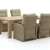 Intenso Mazzano/ROUGH-X 200 cm Lounge Gartenmöbel-Set 5-teilig verstellbar