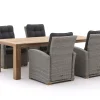 Intenso Mazzano/ROUGH-X 240 cm Lounge Gartenmöbel-Set 5-teilig verstellbar