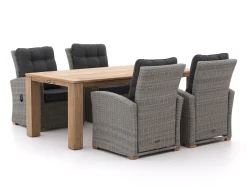 Intenso Mazzano/ROUGH-X 200 cm Lounge Gartenmöbel-Set 5-teilig verstellbar
