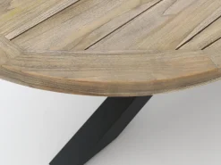 Intenso Mazzano/ROUGH-Y Ellips 200 cm Gartenmöbel-Set 5-teilig verstellbar