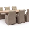Intenso Mazzano/ROUGH-Y Ellips 240 cm Gartenmöbel-Set 7-teilig verstellbar