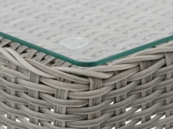 Intenso Milano Beistelltisch Outdoor/Gartenhocker 53x53x37 cm