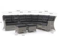 Intenso Milano Ecklounge-Set 6-teilig