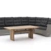 Intenso Milano/ROUGH-L Gartentisch Lounge-Set 5-teilig